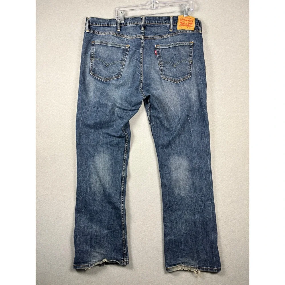 Levi's 527 Slim Bootcut Jeans Stretch Medium Wash 42x32 Blue 05527-0470 Mens